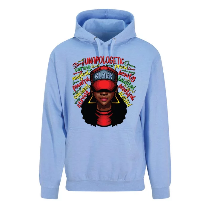 African Queen Black History Month African American Ladies Unisex Surf Hoodie