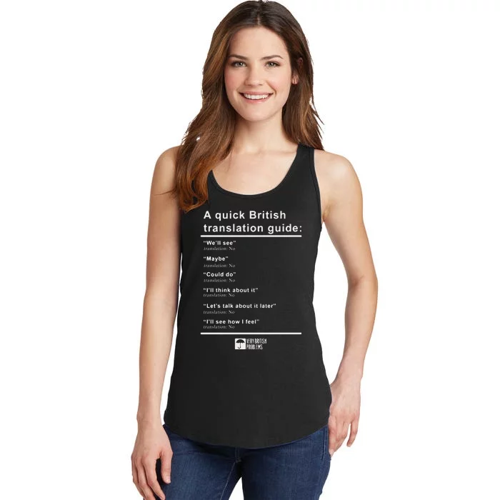 A Quick British Translations Guide Ladies Essential Tank