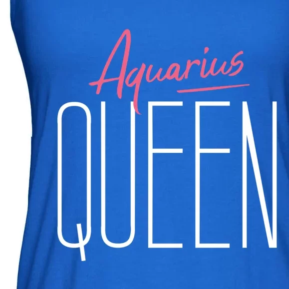 Aquarius Queen / Classy Aquarius Horoscope Quote Gift Ladies Essential Flowy Tank