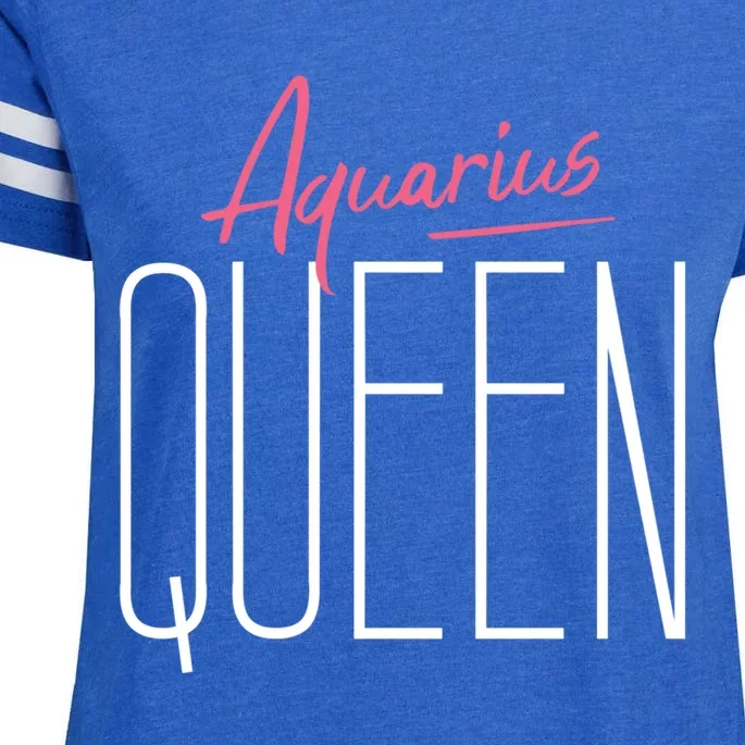 Aquarius Queen / Classy Aquarius Horoscope Quote Gift Enza Ladies Jersey Football T-Shirt