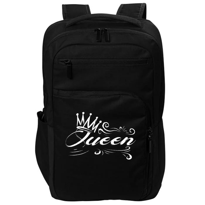 Awesome Queen Crown Crown Me Font Queen Impact Tech Backpack