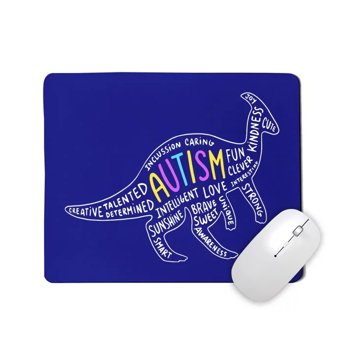 Autism Quotes Dinosaur Mousepad