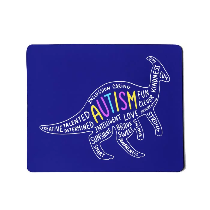 Autism Quotes Dinosaur Mousepad