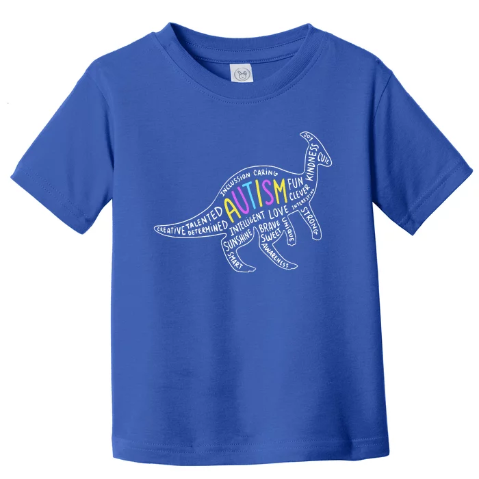 Autism Quotes Dinosaur Toddler T-Shirt