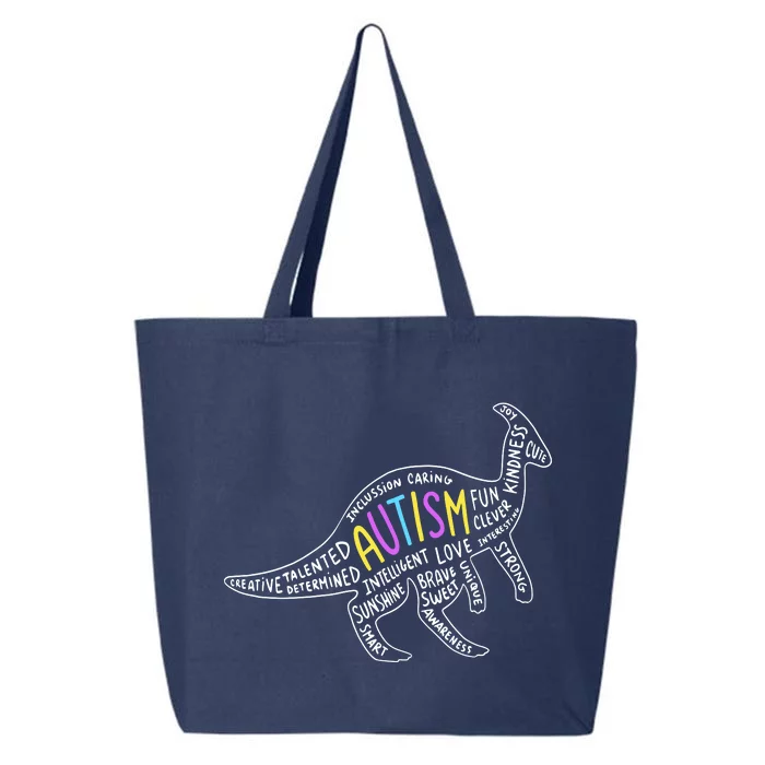 Autism Quotes Dinosaur 25L Jumbo Tote