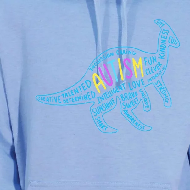 Autism Quotes Dinosaur Unisex Surf Hoodie