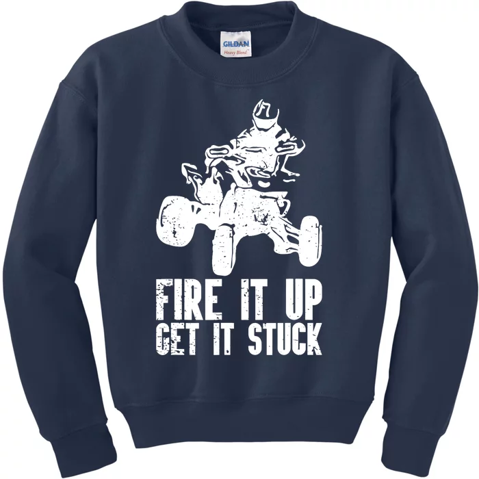 ATV Quad Four Wheeler Gear Off Roading ATV Quad Racing Kids Sweatshirt