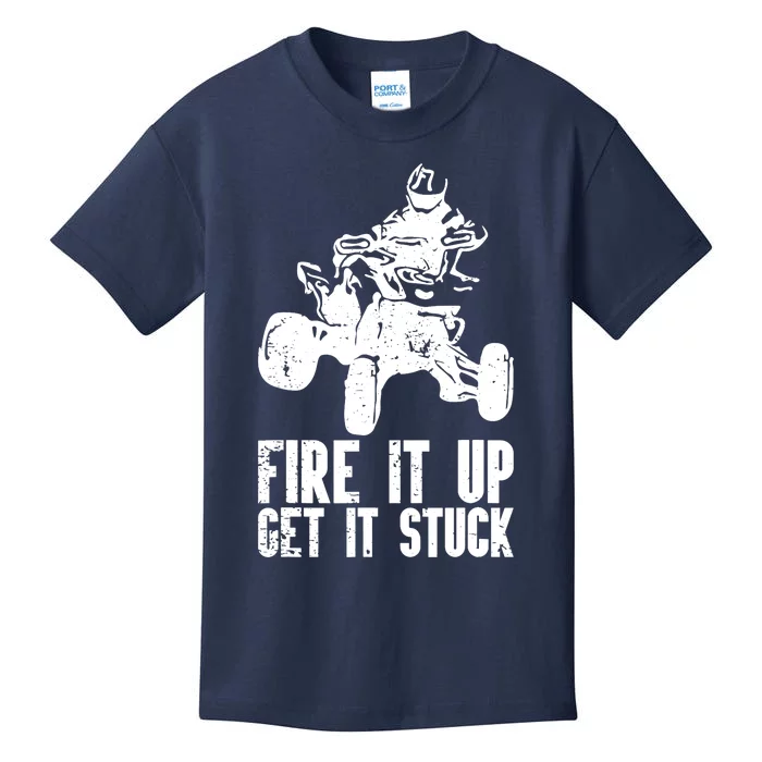 ATV Quad Four Wheeler Gear Off Roading ATV Quad Racing Kids T-Shirt