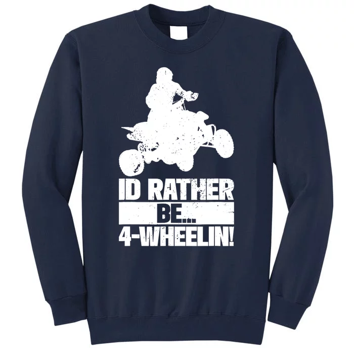 ATV Quad Four Wheeler Gear Off Roading ATV Quad Racing Tall Sweatshirt