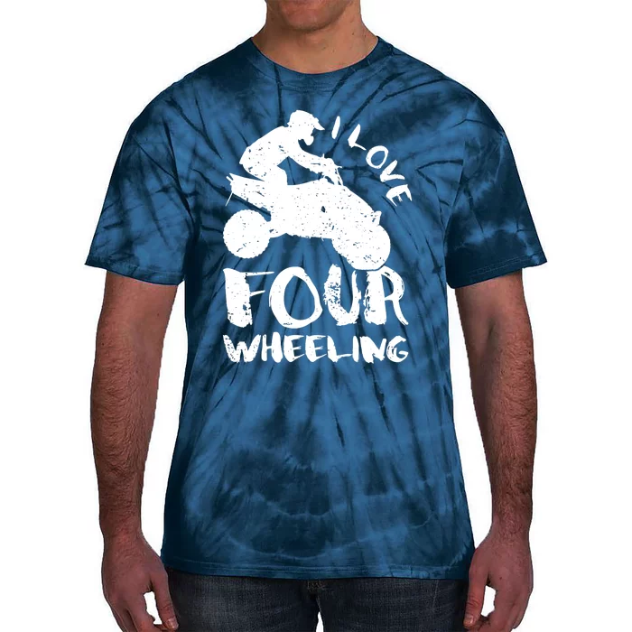 ATV Quad Four Wheeler Gear Off Roading ATV Quad Racing Tie-Dye T-Shirt