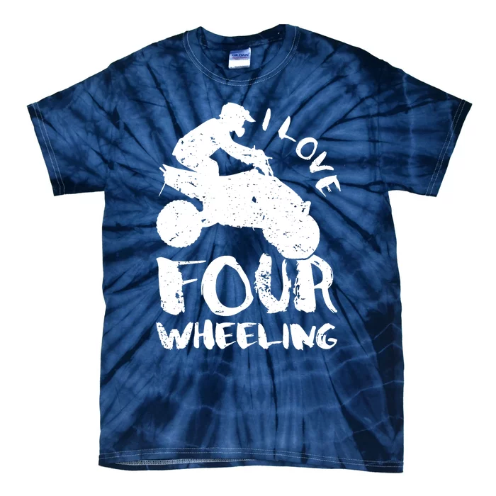 ATV Quad Four Wheeler Gear Off Roading ATV Quad Racing Tie-Dye T-Shirt