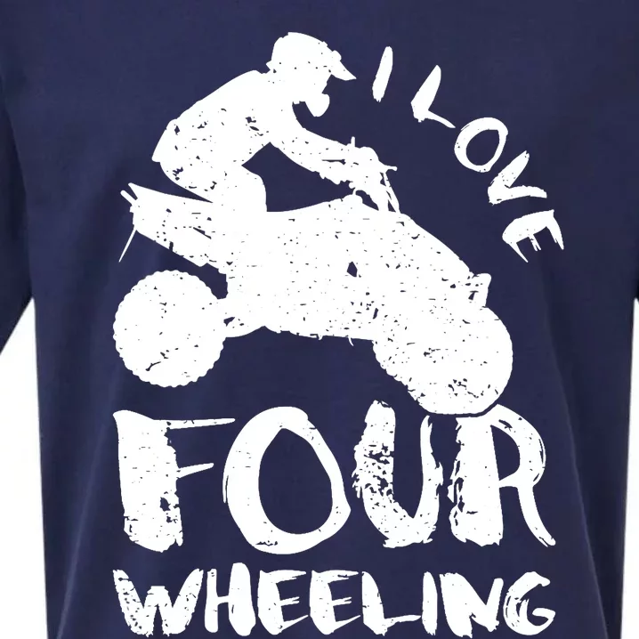 ATV Quad Four Wheeler Gear Off Roading ATV Quad Racing Sueded Cloud Jersey T-Shirt