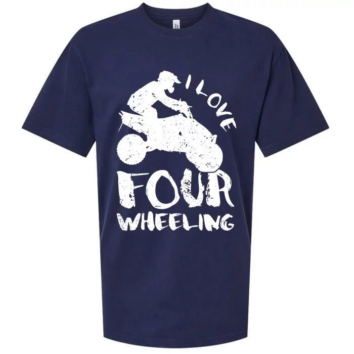 ATV Quad Four Wheeler Gear Off Roading ATV Quad Racing Sueded Cloud Jersey T-Shirt