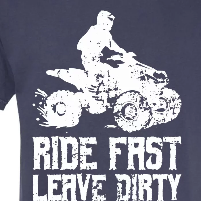 ATV Quad Four Wheeler Gear Off Roading ATV Quad Racing Garment-Dyed Heavyweight T-Shirt