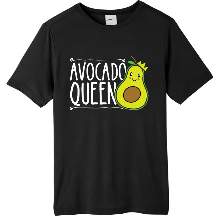 Avocado Queen Funny Avocado Lover Women Girl Avocado ChromaSoft Performance T-Shirt