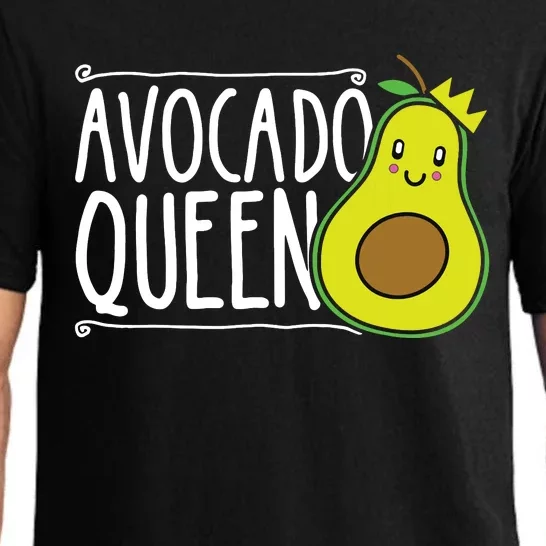 Avocado Queen Funny Avocado Lover Women Girl Avocado Pajama Set