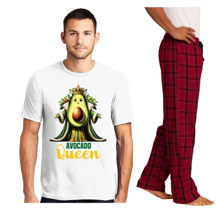 Avocado Queen Funny Vegan For Girl Women Cool Avocados Pajama Set