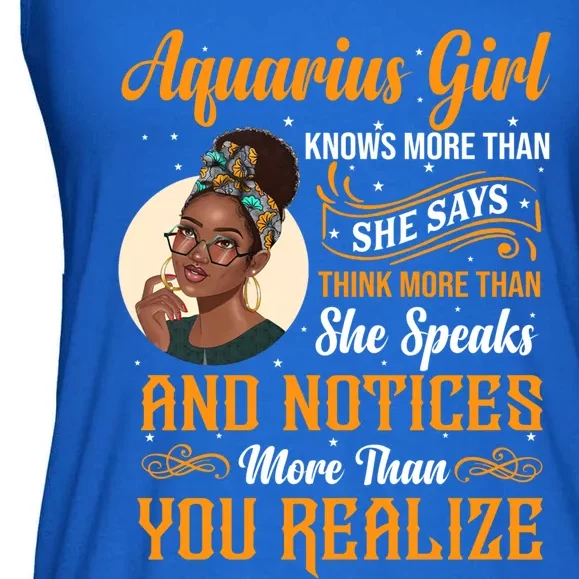 Aquarius Queen January And February Birthday Zodiac Sign Cute Gift Ladies Essential Flowy Tank