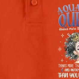 Aquarius Queen Knows More Than She Says Gift Dry Zone Grid Performance Polo