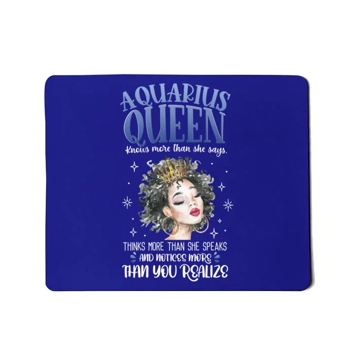 Aquarius Queen Knows More Than She Says Gift Mousepad