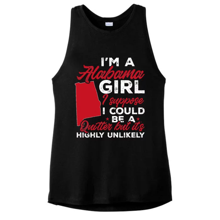 Alabama Queen Mothers Day Alabamian Ladies Tri-Blend Wicking Tank