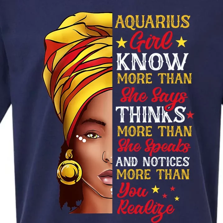 Aquarius Queen Melanin Afro Queen Black Zodiac Birthday Gift Sueded Cloud Jersey T-Shirt