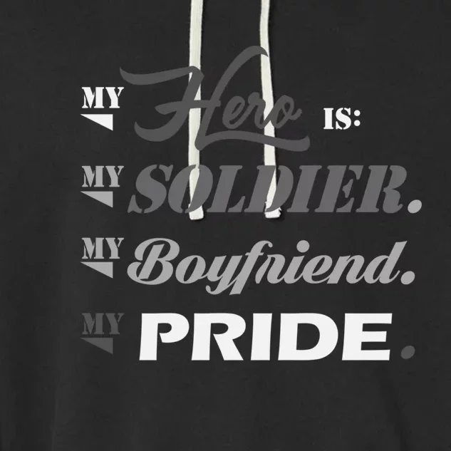 Army Quotes Military Proud Army Friend Friend Cool Gift Garment-Dyed Fleece Hoodie