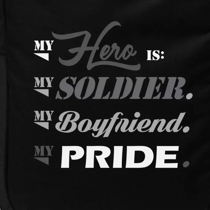 Army Quotes Military Proud Army Friend Friend Gift Impact Tech Backpack