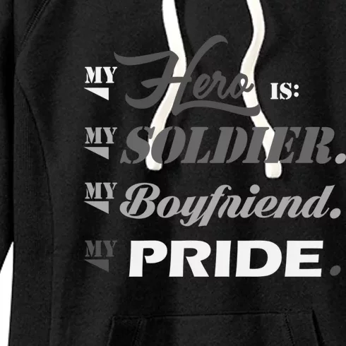 Army Quotes Military Proud Army Friend Friend Gift Women's Fleece Hoodie