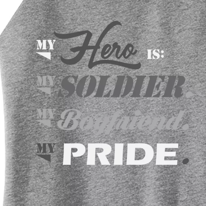 Army Quotes Military Proud Army Friend Friend Gift Women’s Perfect Tri Rocker Tank