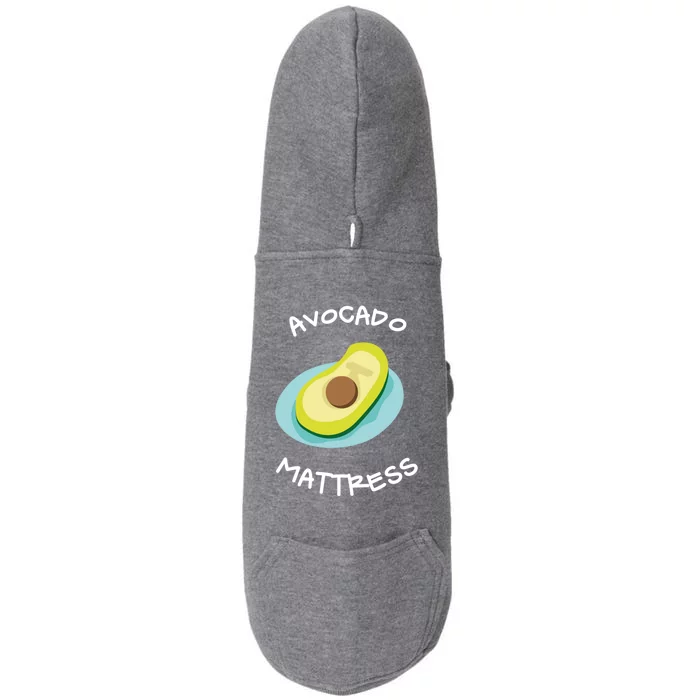 Avocado Queen Mattress Swim Funny Pool Floa Gift Doggie 3-End Fleece Hoodie