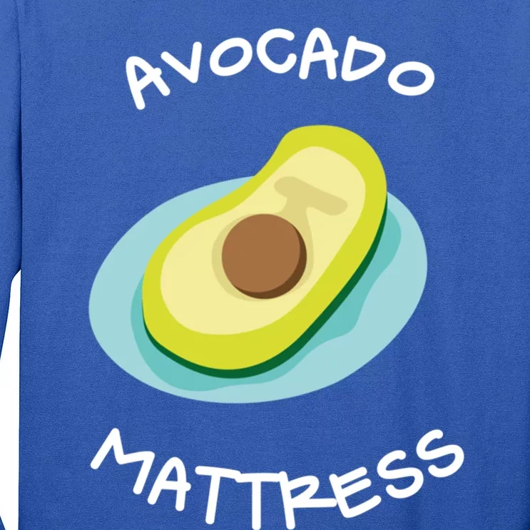 Avocado Queen Mattress Swim Funny Pool Floa Cute Gift Long Sleeve Shirt