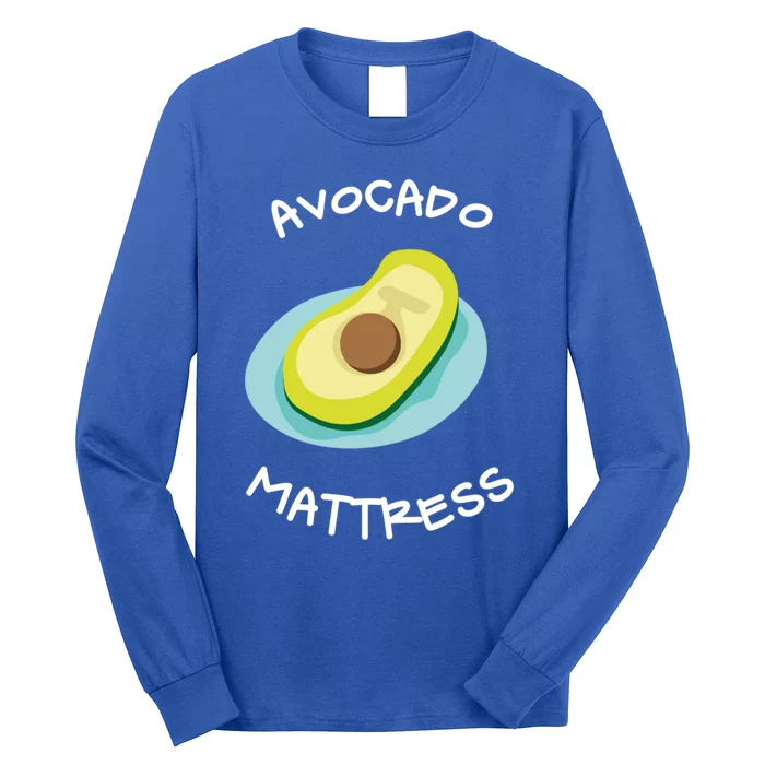 Avocado Queen Mattress Swim Funny Pool Floa Cute Gift Long Sleeve Shirt