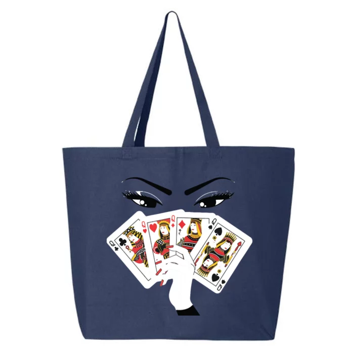 All Queens Playing Her Hand 25L Jumbo Tote