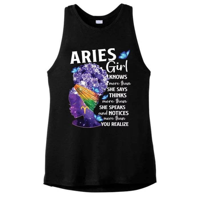 Aries Queen Sweet As Candy Birthday Gift For Black Women Ladies Tri-Blend Wicking Tank