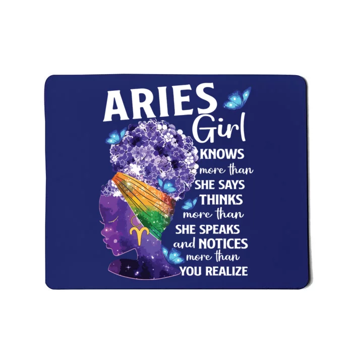 Aries Queen Sweet As Candy Birthday Gift For Black Women Mousepad