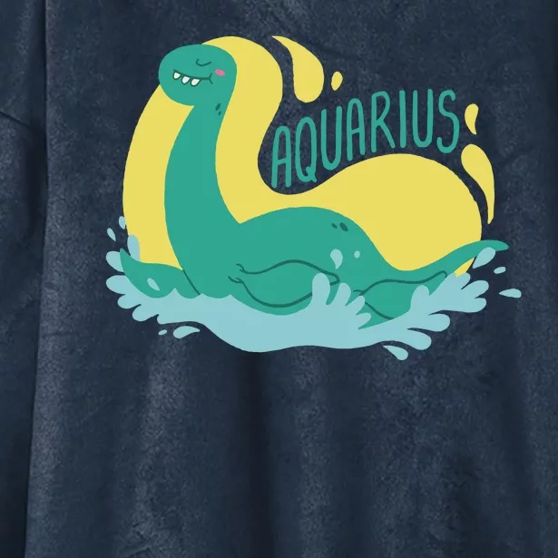 Aquarius Dinosaur Hooded Wearable Blanket