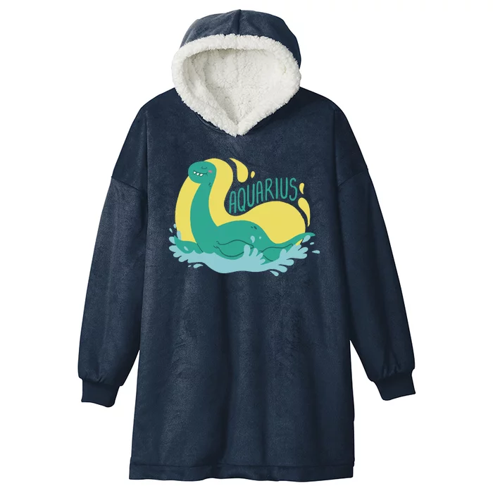 Aquarius Dinosaur Hooded Wearable Blanket