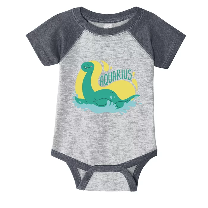 Aquarius Dinosaur Infant Baby Jersey Bodysuit