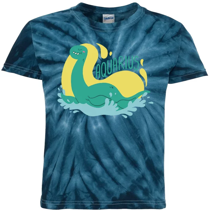 Aquarius Dinosaur Kids Tie-Dye T-Shirt