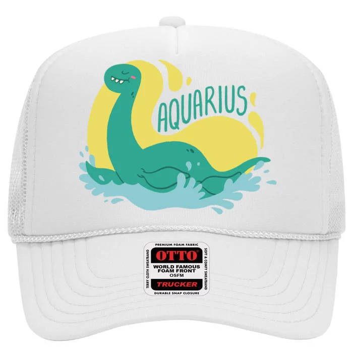 Aquarius Dinosaur High Crown Mesh Trucker Hat