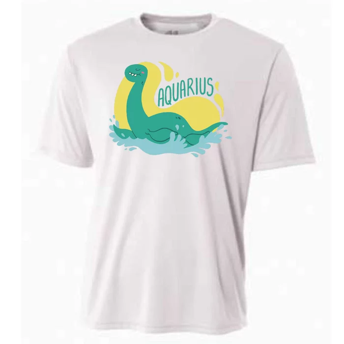 Aquarius Dinosaur Cooling Performance Crew T-Shirt