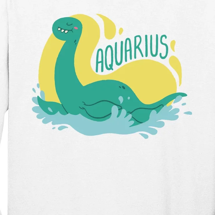 Aquarius Dinosaur Tall Long Sleeve T-Shirt