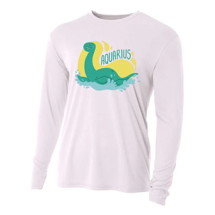 Aquarius Dinosaur Cooling Performance Long Sleeve Crew