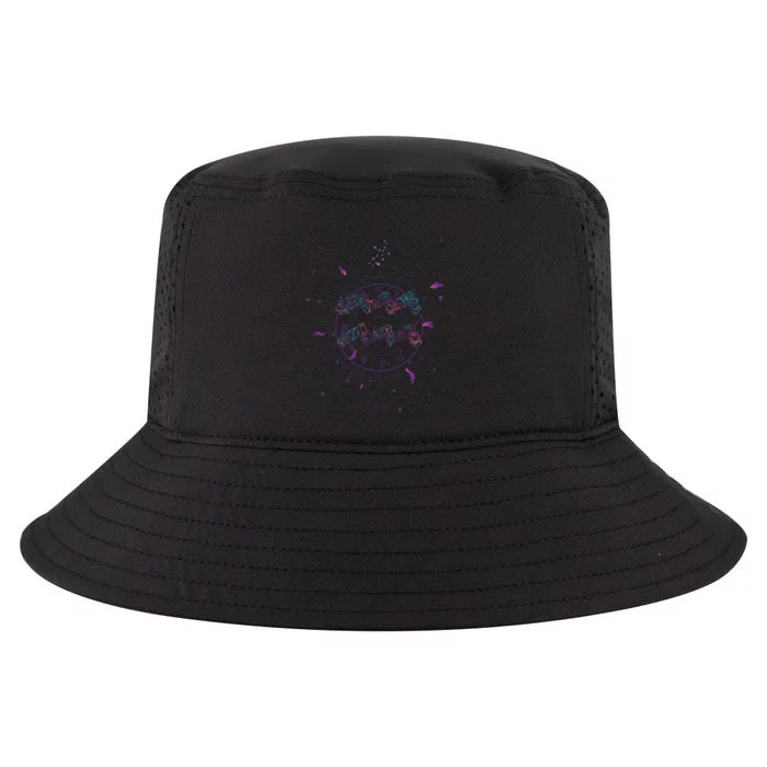 Aquarius Floral Zodiac Cool Comfort Performance Bucket Hat