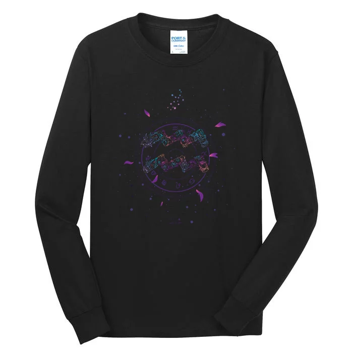 Aquarius Floral Zodiac Tall Long Sleeve T-Shirt