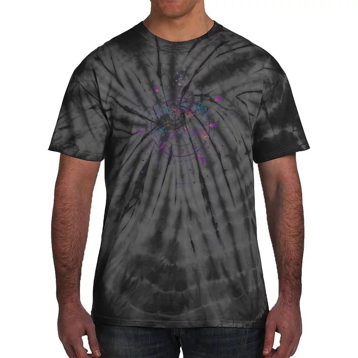 Aquarius Floral Zodiac Tie-Dye T-Shirt