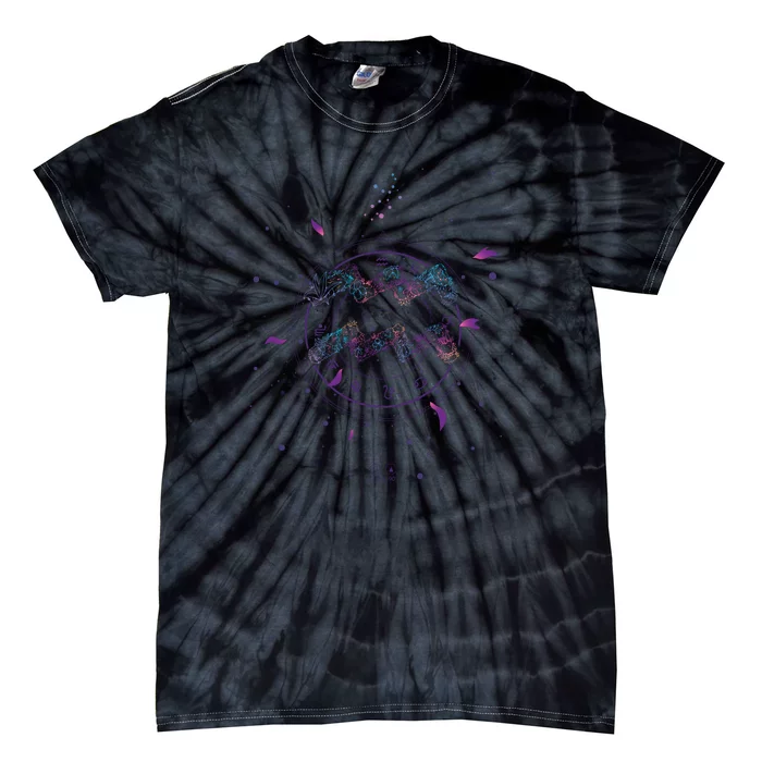 Aquarius Floral Zodiac Tie-Dye T-Shirt