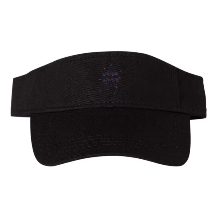 Aquarius Floral Zodiac Valucap Bio-Washed Visor