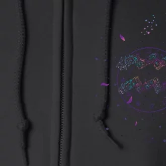 Aquarius Floral Zodiac Full Zip Hoodie